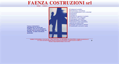 Desktop Screenshot of faenzacostruzioni.it