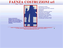 Tablet Screenshot of faenzacostruzioni.it